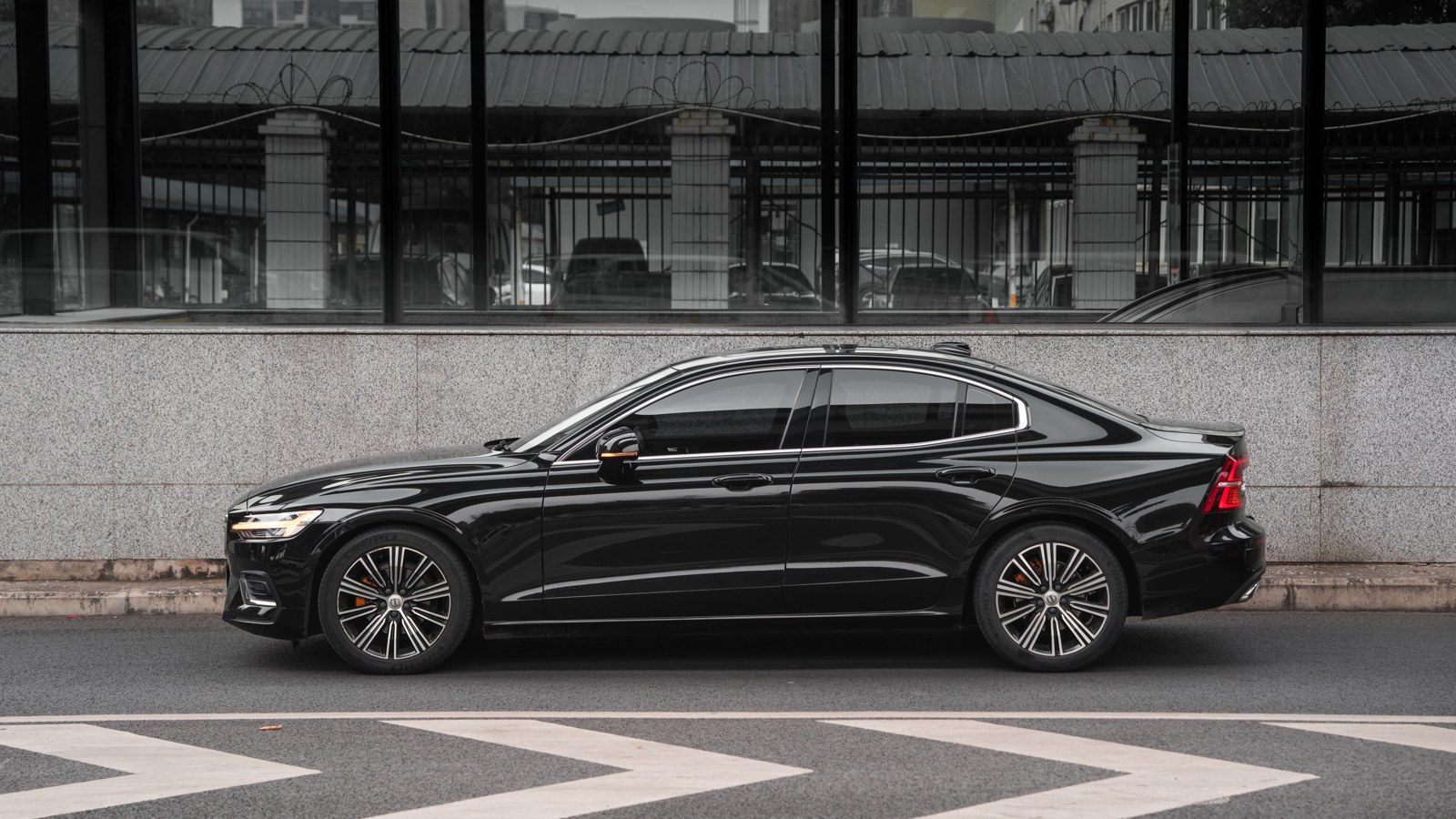 Illustrative sedan car photography